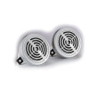 Bosch F002H509048F8 Europa Horns | Set of 2 | 12V, 300/375 Hz, 112-120 dB | For passenger cars, SUVs and commercial vehicles